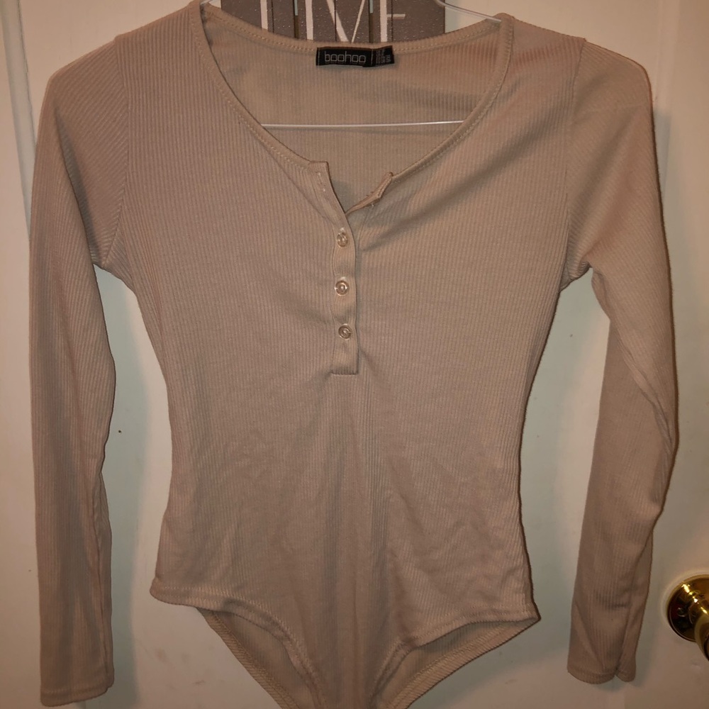 beige bodysuit